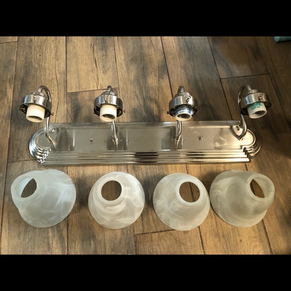 bathroom vanity 4 light fixture kichler